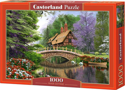 Selecta Castorland Bein Puzzle River Cottage, 1000st.