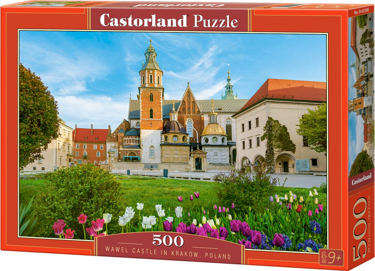 Castorland Schloss Wawel in Krakau, Polen – Puzzle – 500 Teile – Satin-Finish – perfekte Passform – europäische Qualität