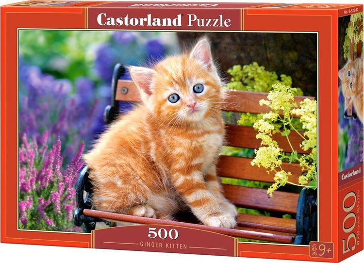 Castorland Ingwerkätzchen – Puzzle – 500 Teile – Satin-Finish – perfekte Passform – europäische Qualität