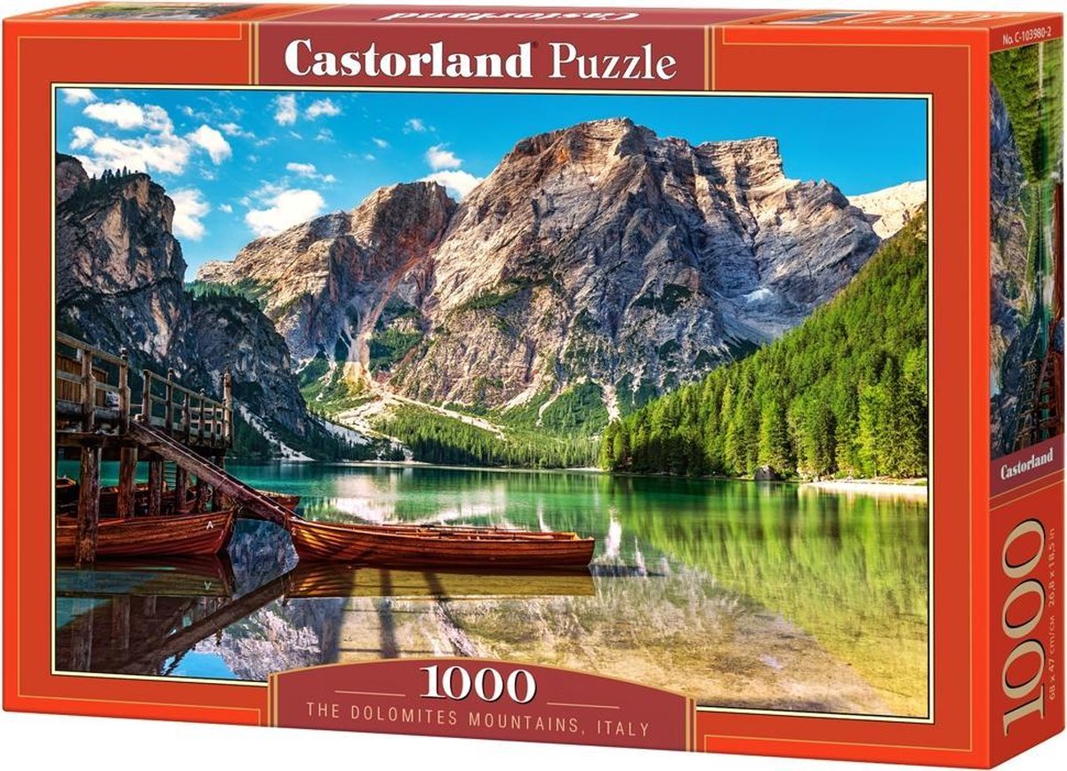 Selecta Castorland spielen Puzzle Die Dolomiten Mountains Italy, 1000st.