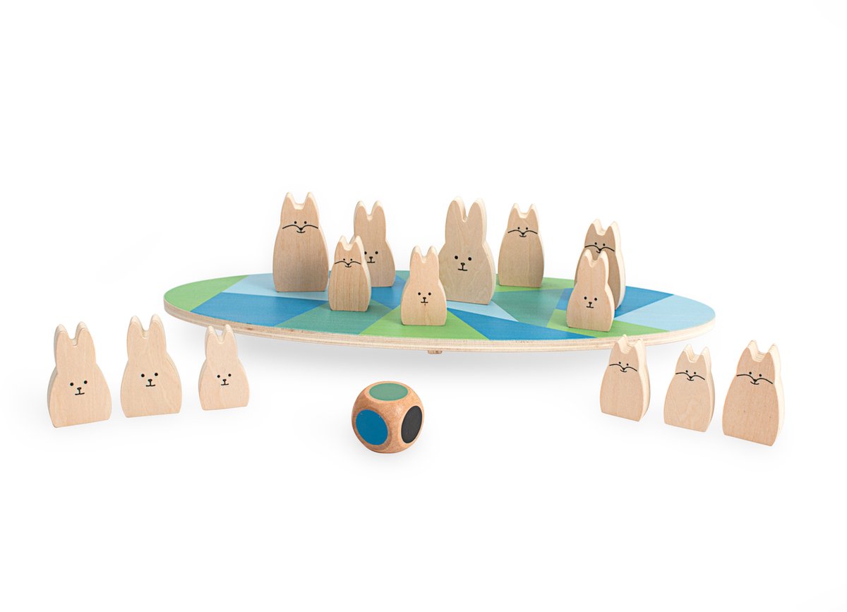 BS Spielzeug Holzbalance Game Kaninchen