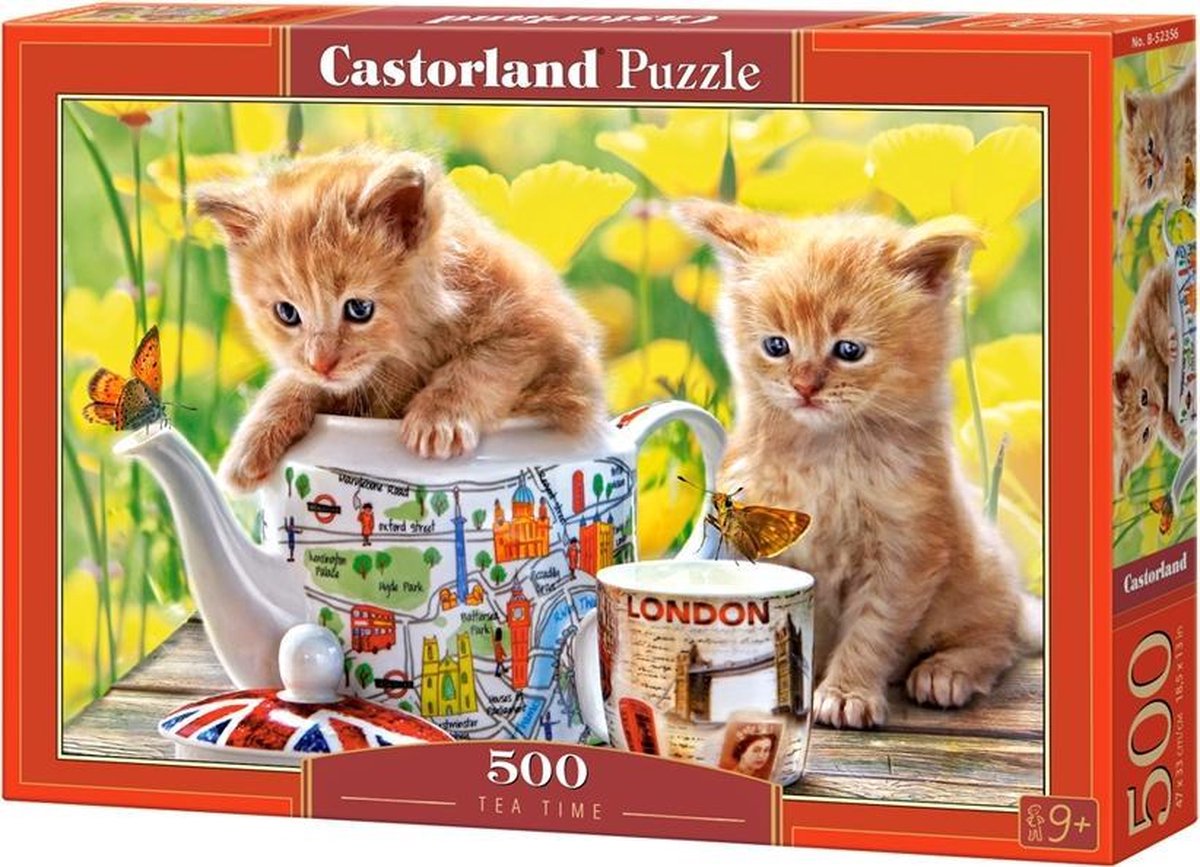 Selecta Castorland Bein Puzzle Tee Zeit, 500st.