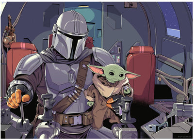 Ravensburger Jigsaw Puzzle Star Wars der Mandalorianer, 1000st.