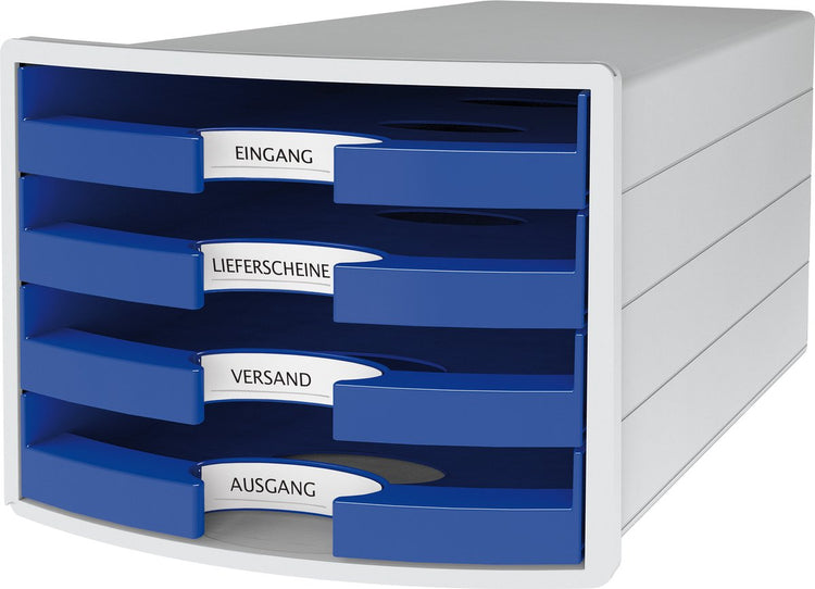 Han Kommode – Impuls – 4 Schubladen – Graublau – ha-1013-14
