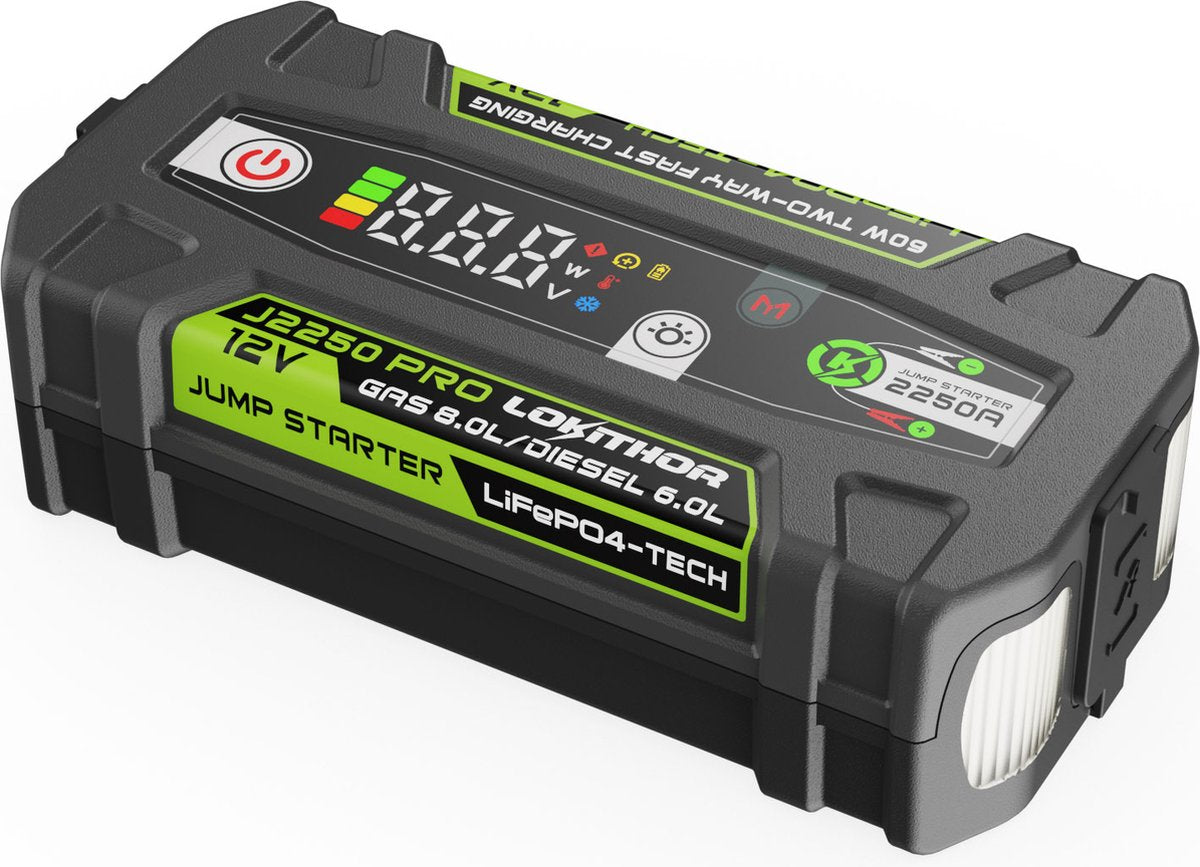 Lokithor Starthilfe J2250 Pro 12V 2250A