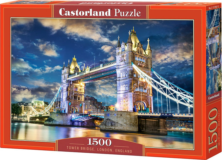 Castorland Tower Bridge, London, England – Puzzle – 1.500 Teile – satinierte Oberfläche – perfekte Passform – europäische Qualität