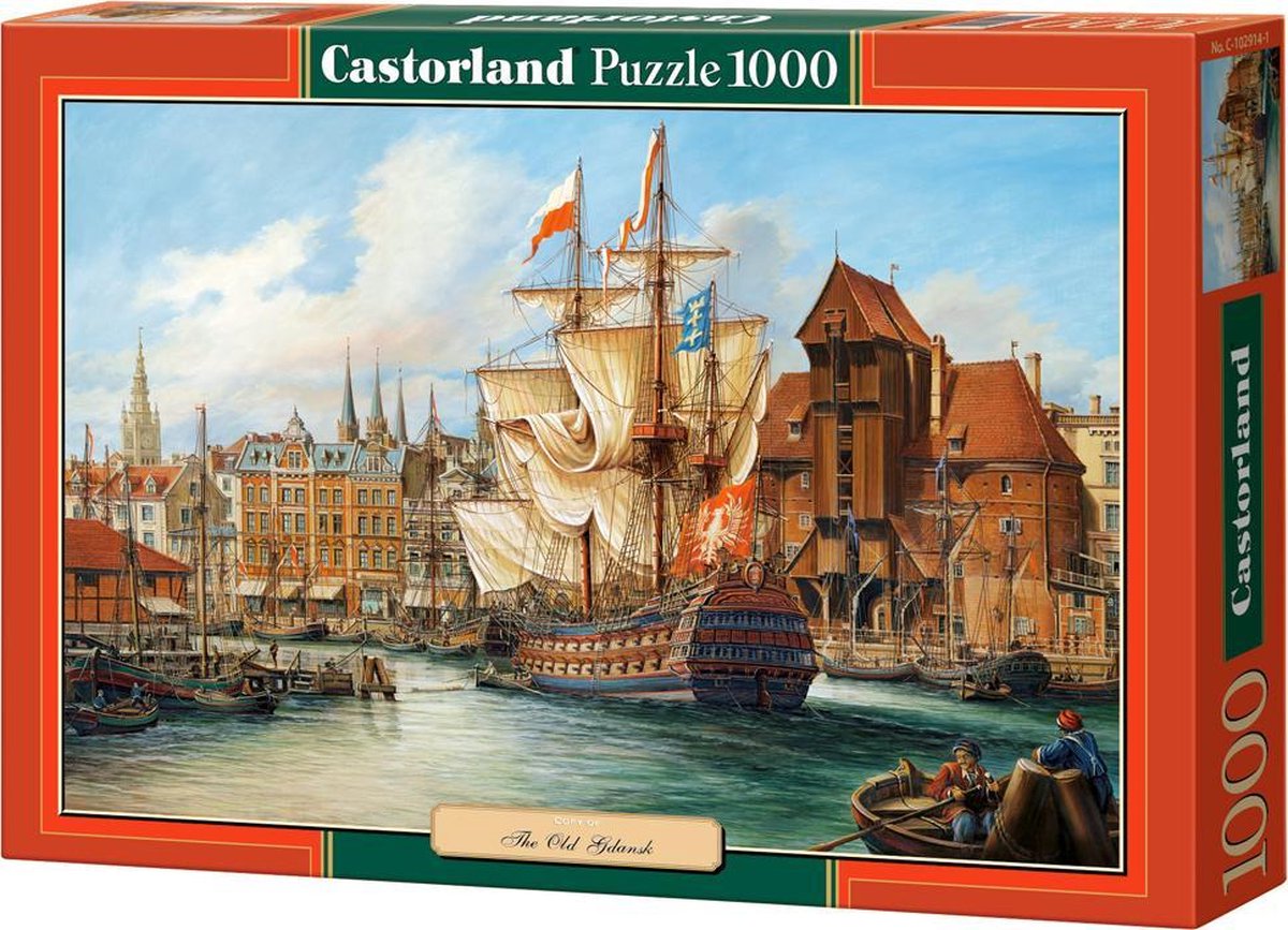 Selecta Castorland Jigsaw Puzzle Der alte Danzig, 1000st.