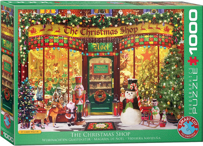 Eurographics – der Weihnachtsladen – Garry Walton – 1000 Teile 68×48cm (B×H) – Weihnachtspuzzle