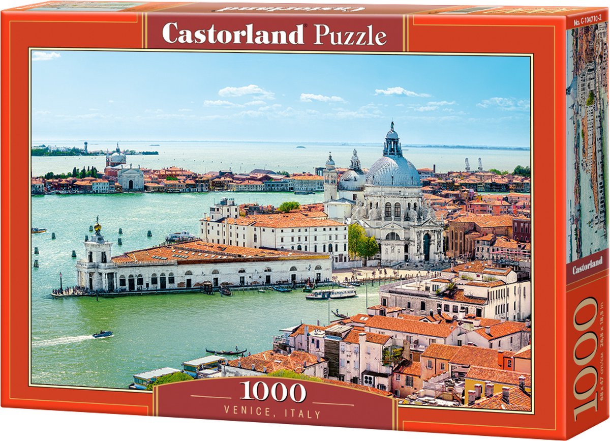Castorland Venedig, Italien – Puzzle – 1.000 Teile – Satin-Finish – perfekte Passform – europäische Qualität