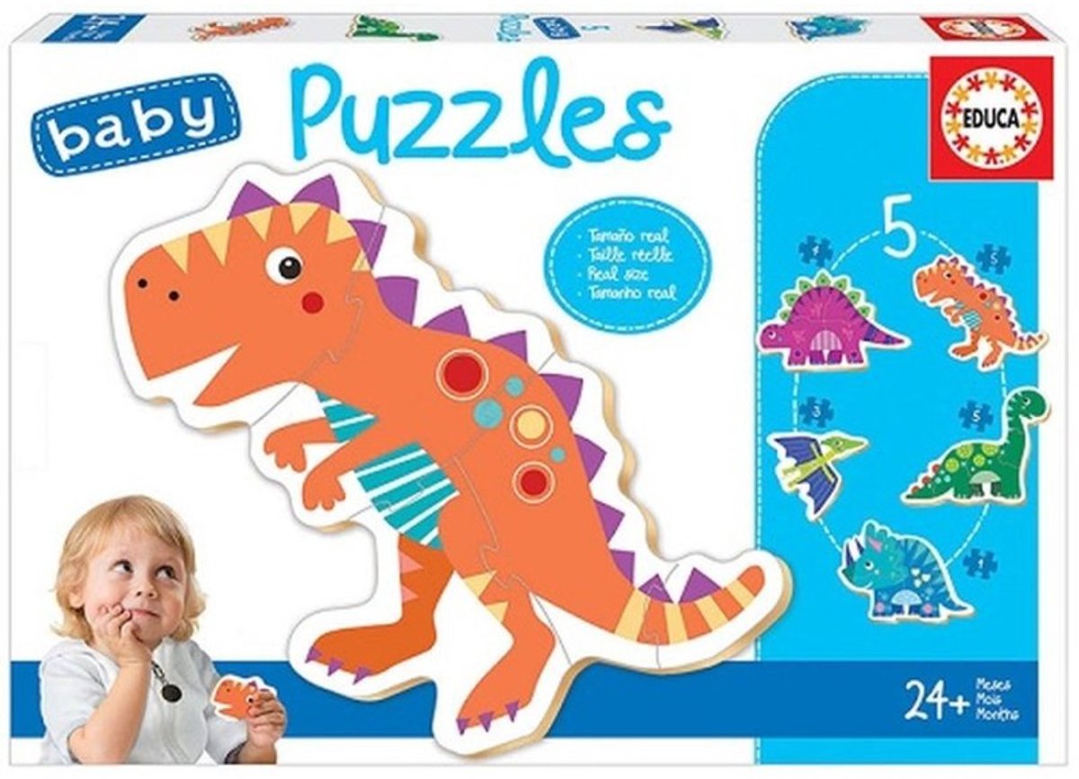 Educa – 5 Rätsel – Dinosaurier