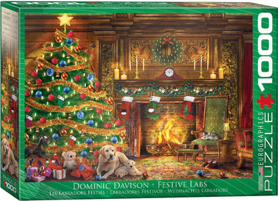 Eurographics – Festliche Labradore [festliche Labore] – Dominic Davison – 1000 Teile 68×48cm (B×H) – Puzzle