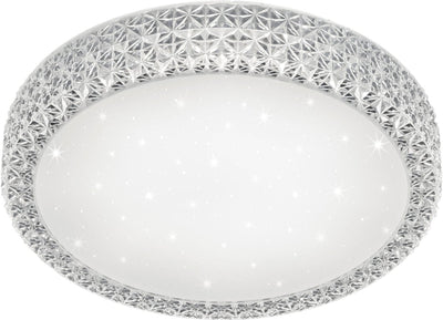 Rl Live Your Light Reality Pegasus Deckenleuchte - weiß - inkl. 1x LED 24w - T: 39 cm - Sterneffekt - dimmbar über Schalter