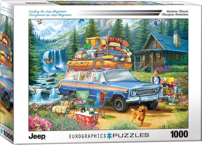Eurographics – Loading the Jeep Wagoneer [loading the Jeep Wagoneer] – Bigelow-Illustrationen – 1000 Teile 68 x 48 cm (B x H) – Puzzle