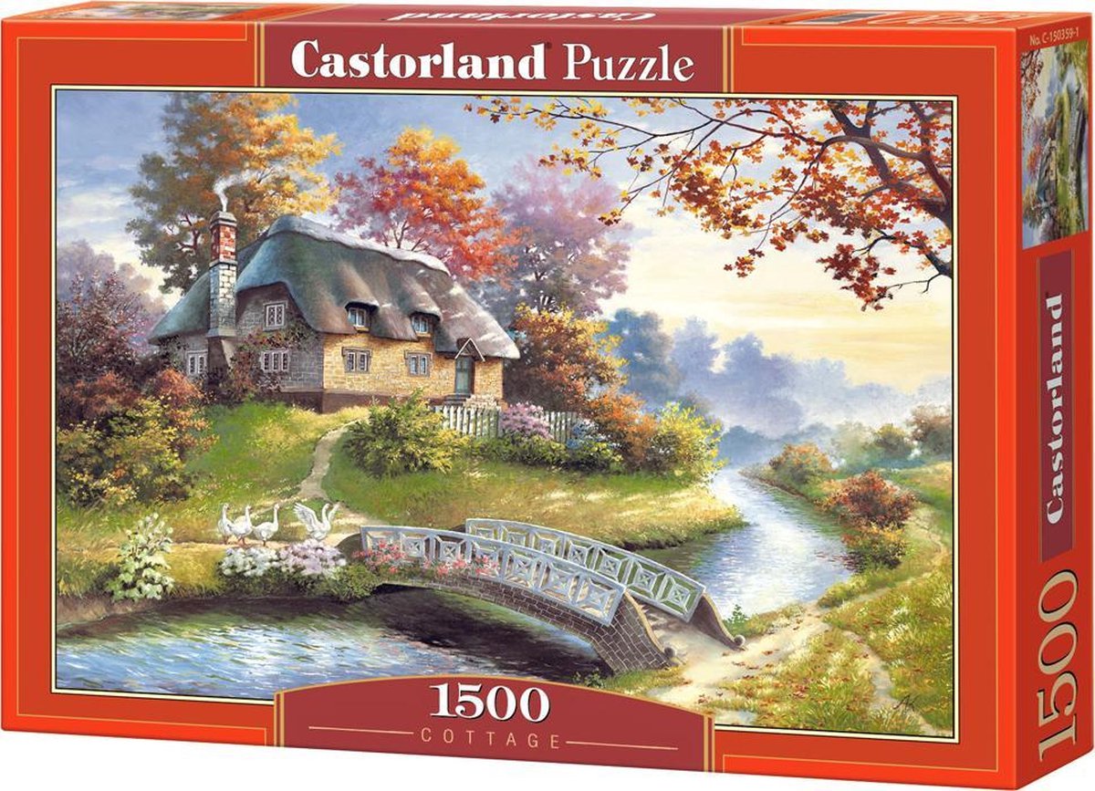 Castorland Cottage – Puzzle – 1.500 Teile – Satin-Finish – perfekte Passform – europäische Qualität