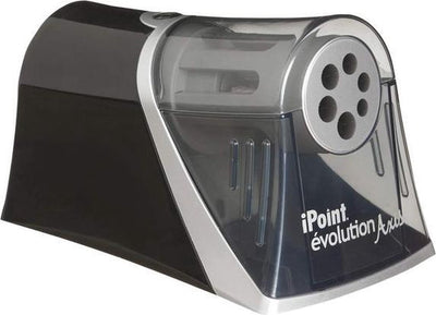 Westcott Bleistiftspitzer – iPoint Evolution Axis – Netzbetrieb – 6 Schärflöcher – Schwarz – AC-E15509