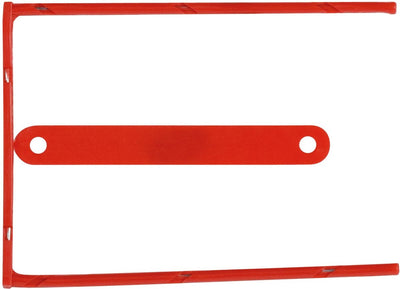 Q-connect Archivordner D-Clip | Karton mit 100 Stück | rot