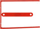Q-connect Archivordner D-Clip | Karton mit 100 Stück | rot
