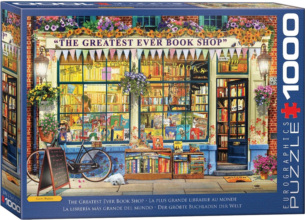 Eurographics – der größte Buchladen aller Zeiten – 1000 Teile – Puzzle
