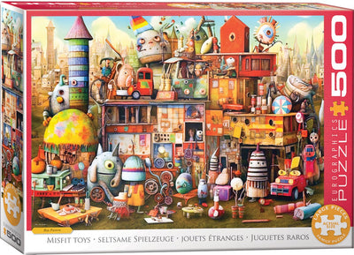 Eurographics – Misfit Toys [Misfit Toys] – Ray Powers – 500 Teile 68 x 48 cm (B x H) – Puzzle