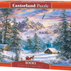 Selecta Castorland spielen Puzzle Mountain Weihnachten, 1000st.