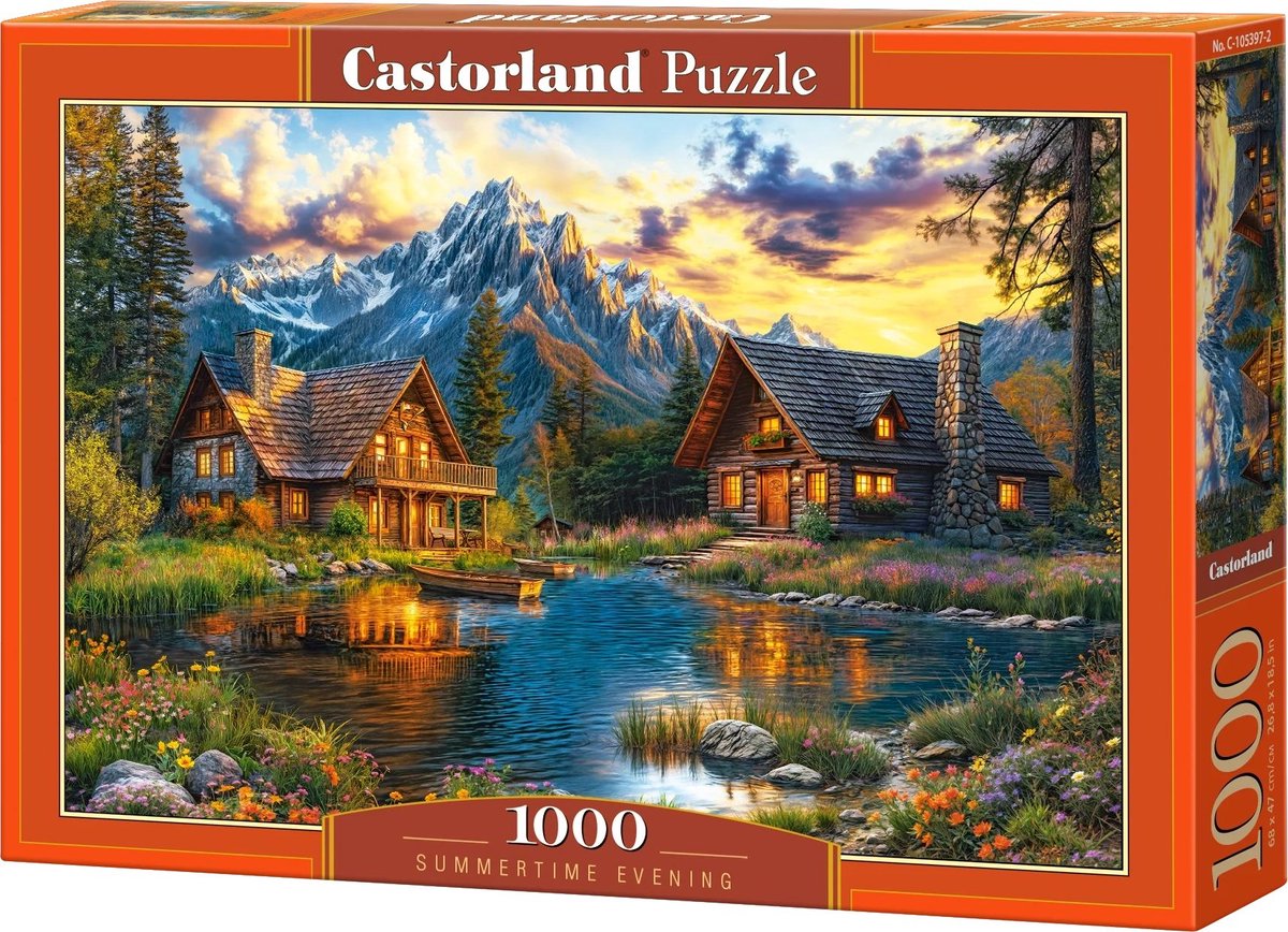 Castorland Summertime Evening – Puzzle – 1000 Teile – Satin-Finish – perfekte Passform – europäische Qualität
