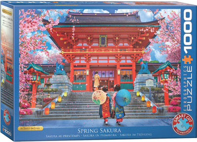 Eurographics – Frühlings-Sakura [Frühlings-Sakura] – Lars Stewart – 1000 Teile 68 x 48 cm (B x H) – Puzzle
