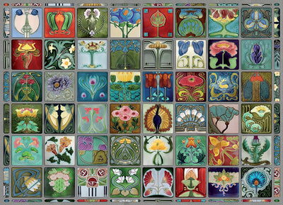 Cobble Hill Jugendstil-Fliesenpuzzle 1000 Teile