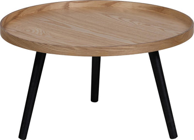 Woood Mesa Beistelltisch L – Holz – Natur – 34 x ø60