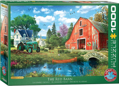 Eurographics – Die rote Scheune – Dominic Davison – 1000 Teile 68×48 cm (B×H) – Puzzle