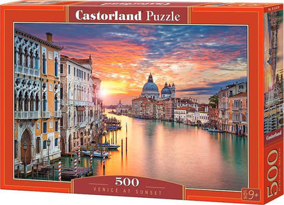 Castorland Venedig bei Sonnenuntergang – Puzzle – 500 Teile – Satin-Finish – perfekte Passform – europäische Qualität