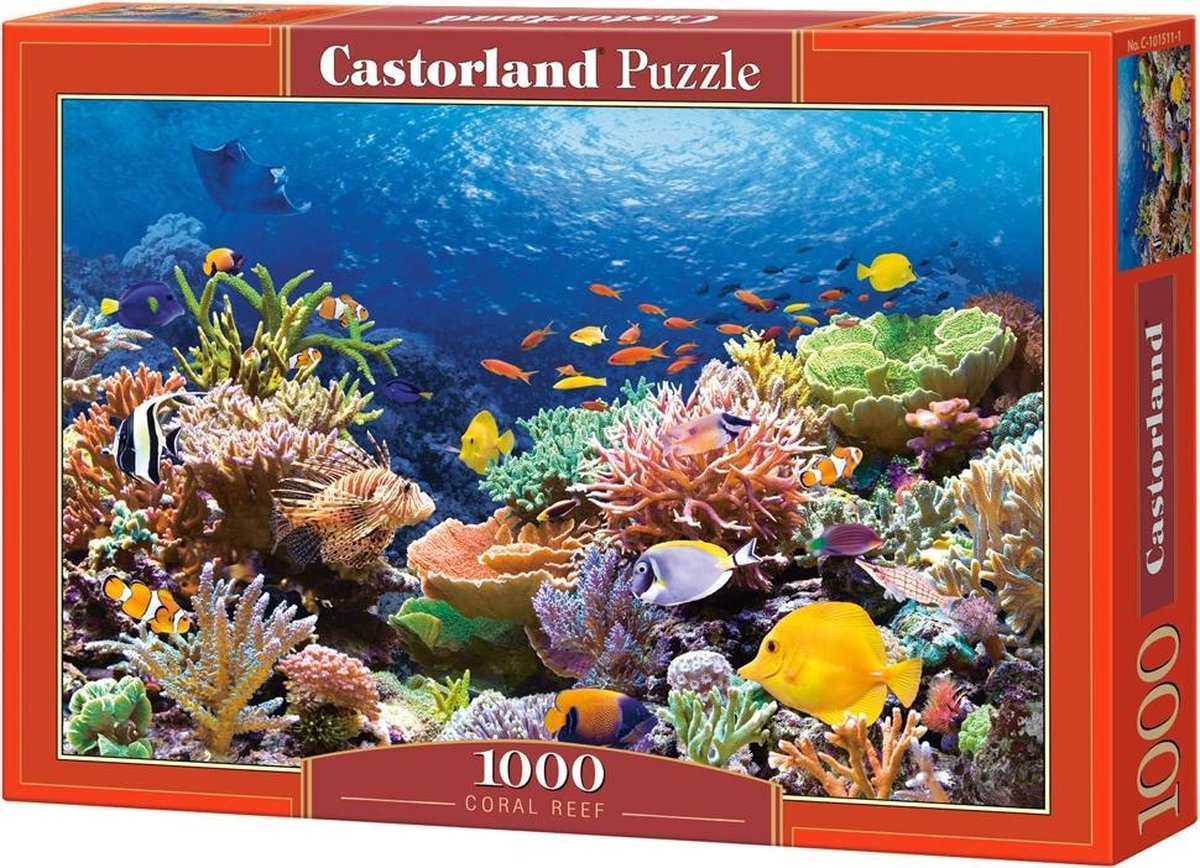 Selecta Castorland Puzzle Korallenrifffische, 1000 Teile.