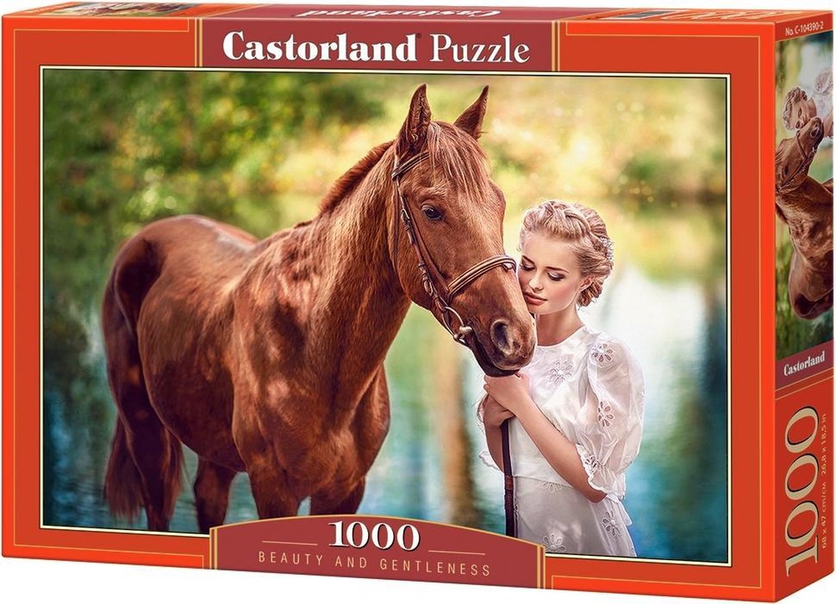 Castorland Schönheit und Sanftheit – Puzzle – 1.000 Teile – Satin-Finish – perfekte Passform – europäische Qualität