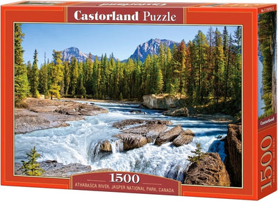 Castorland Athabasca River, Jasper Nationalpark, Kanada – Puzzle – 1500 Teile – satinierte Oberfläche – perfekte Passform – europäische Qualität