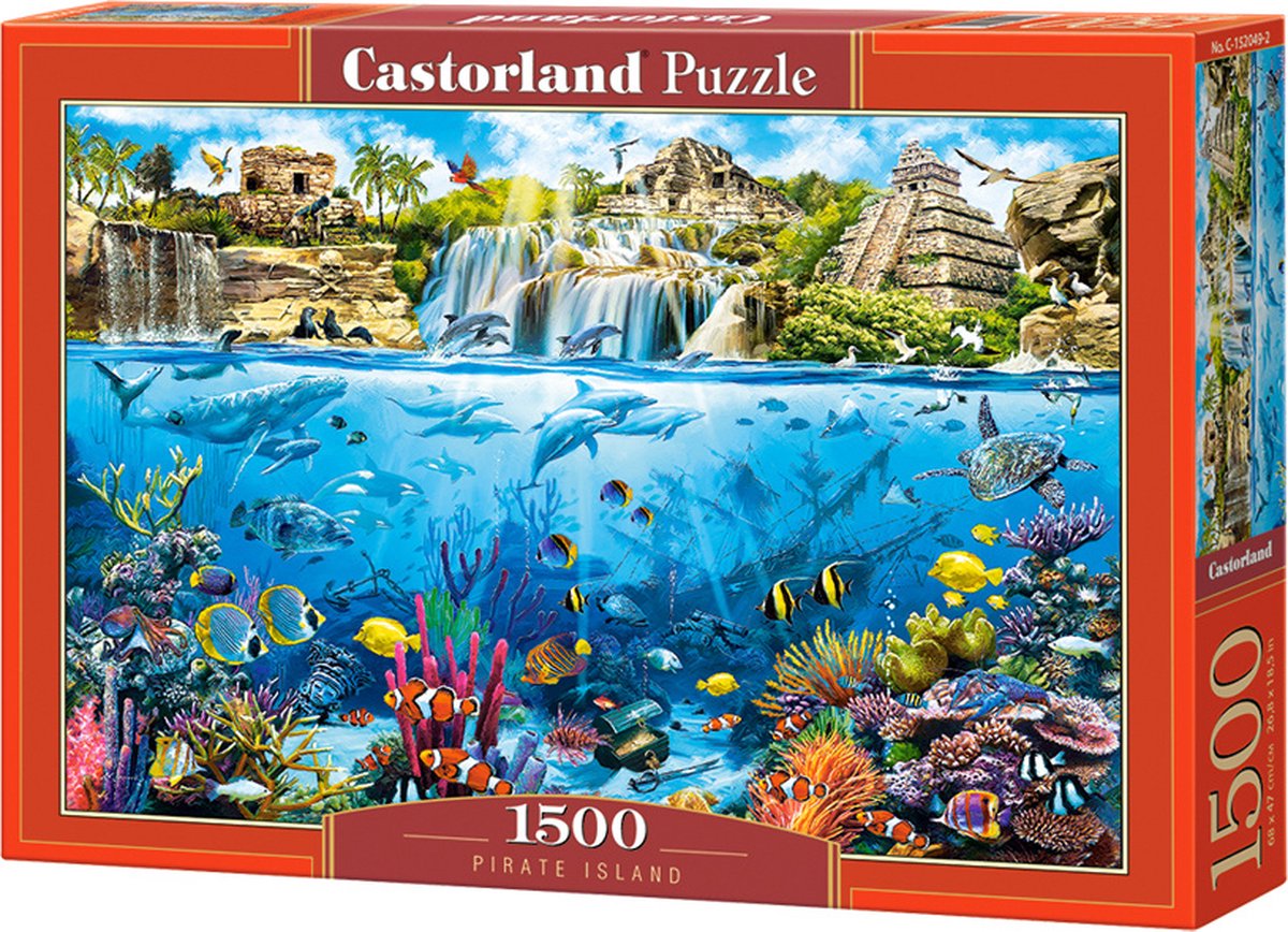 Castorland Puzzle Pirateninsel – 1500 Teile Puzzle.