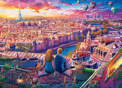 Eurographics – Pariser Dach [Pariser Dach] – Artbeat Studio – 1000 Teile 68 x 48 cm (B x H) – Puzzle