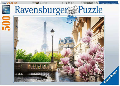 Ravensburger Puzzle Frühling in Paris - Puzzle - 500 Teile