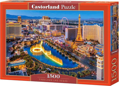Castorland Fabulous Las Vegas – Puzzle – 1.500 Teile – Satin-Finish – perfekte Passform – europäische Qualität