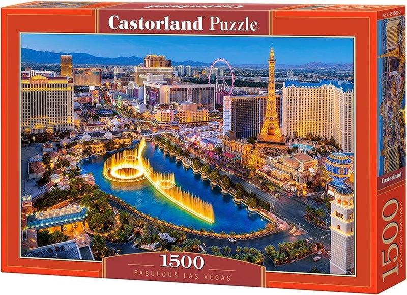 Castorland Fabulous Las Vegas – Puzzle – 1.500 Teile – Satin-Finish – perfekte Passform – europäische Qualität
