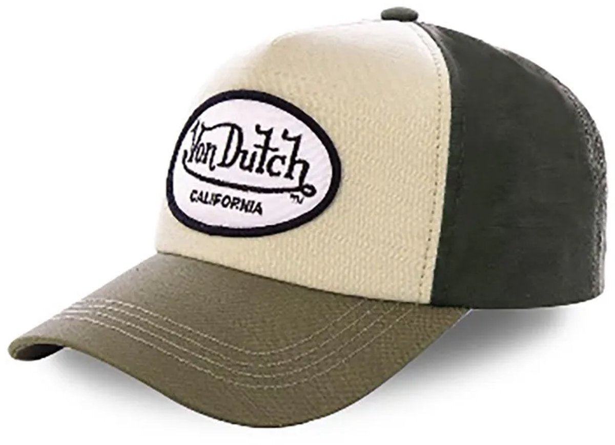 Von Dutch – Snapback-Baseballkappe toi1 | Einheitsgröße | verstellbar | Schnappverschluss – beige