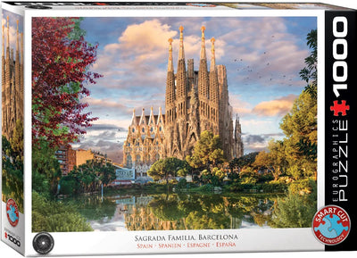 Eurographics – Sagrada Família, Barcelona, Spanien – 1000 Teile – 68 x 48 cm – HDR-Fotografie-Puzzle