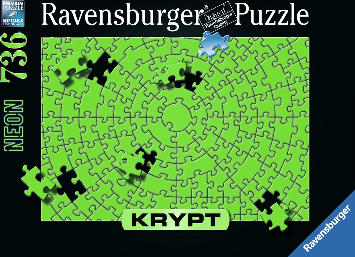 Ravensburger Puzzle Krypta neongrün - Puzzle - 736 Teile