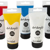 Creativ Company Pigment Art Acrylfarbe Primärfarben, 5x75ml