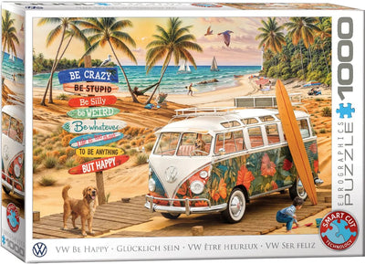 Eurographics – VW be happy [sei glücklich] – 1000 Teile 68×48 cm (B×H) – Puzzle