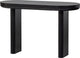 Woood Mael Schreibtisch-Beistelltisch – Furnier – Schwarz – 75 x 120 x 50
