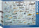 Eurographics – Entwicklung von Militärflugzeugen – 2000 Teile 97×68cm (B×H) – Puzzle