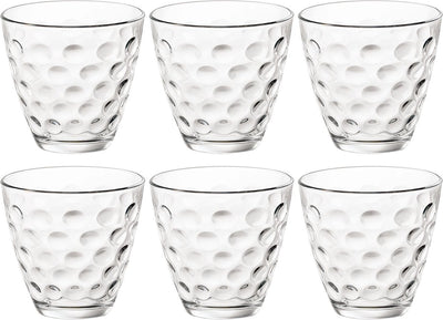 Bormioli Rocco Dots Wasserglas – 25 cl – Set 6