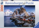 Ravensburger Jigsaw Puzzle Hamnoy Lofoten, 3000st. - afbeelding 1