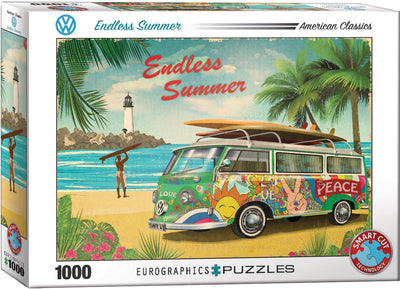 Eurographics Volkswagen - VW Endless Summer - 1000 Teile 68×48cm (B×H) – Puzzle