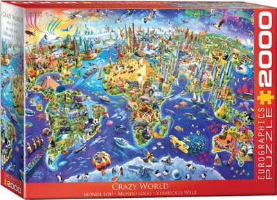 Eurographics - verrückte Welt [verrückte Welt] - 2000 Teile 97×68cm (B×H) – Puzzle