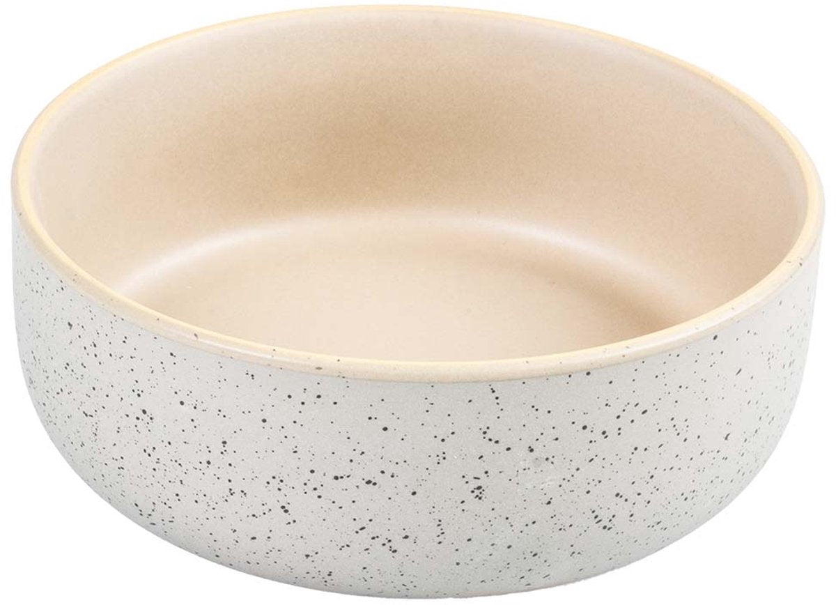 Duvo plus Dinner Time Speiseschüssel Stein glatt Düne m-680ml-16x16x6cm graugrün